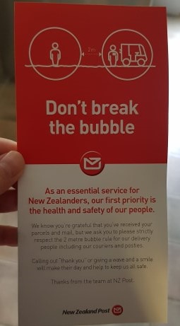 Letter from NZ post